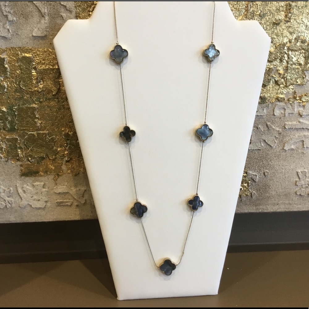 Quatrefoil Station Necklace